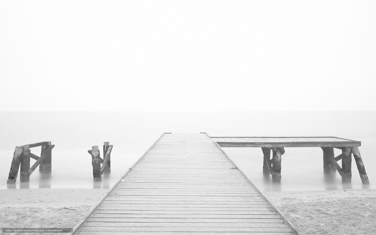 Foggy Pier at Dawn