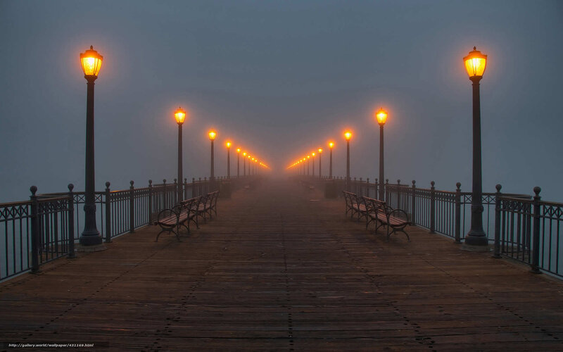 Foggy Pier at Dawn