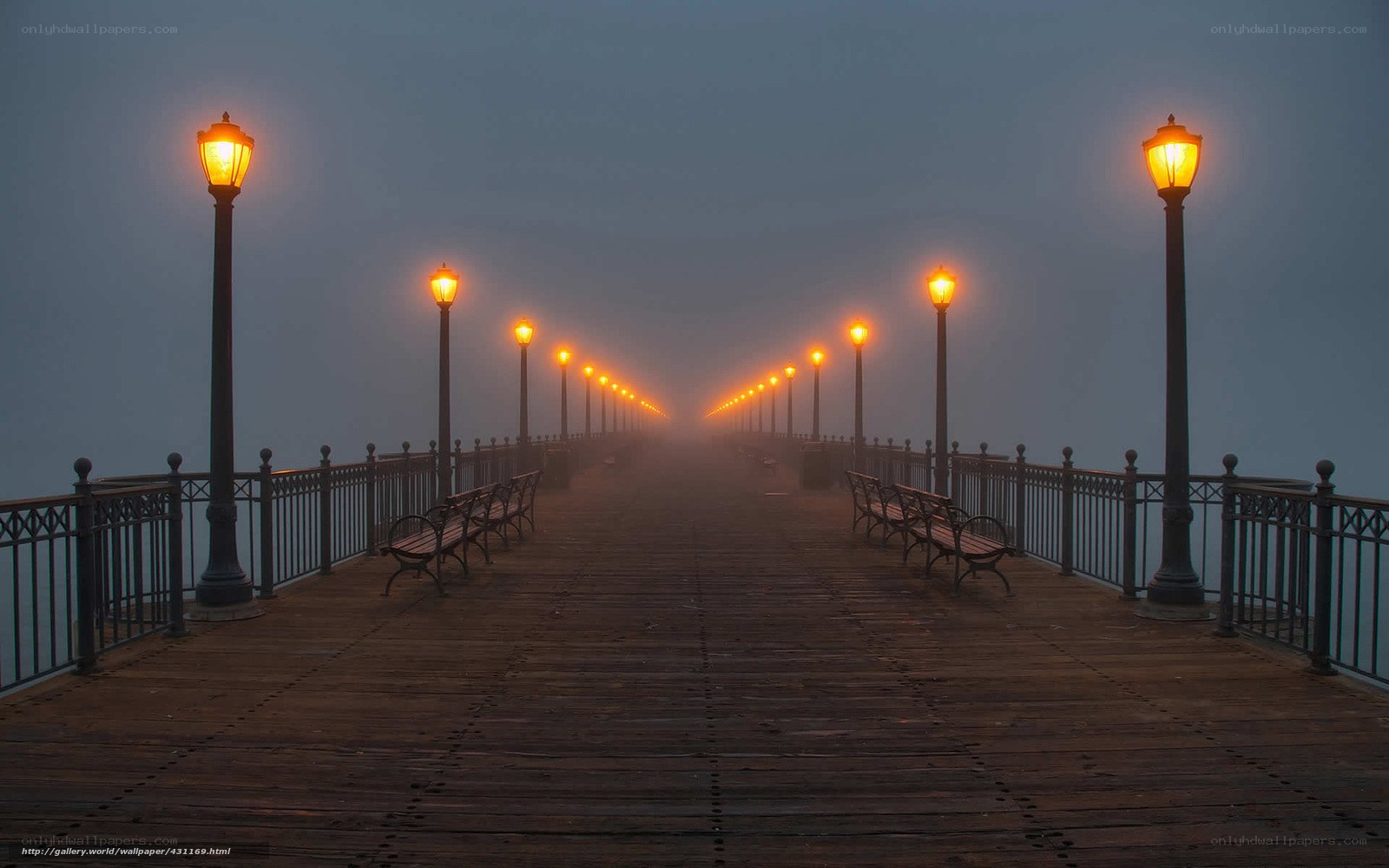 Foggy Pier at Dawn