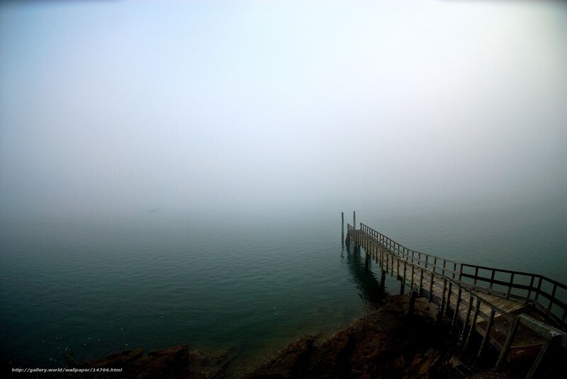 Foggy Pier at Dawn