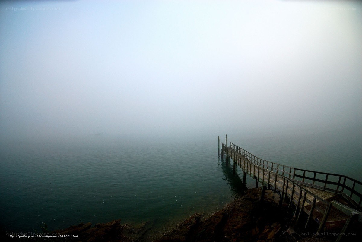 Foggy Pier at Dawn