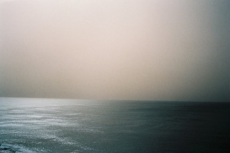 foggy sea at dawn