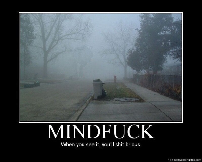 foggy street mindfuck