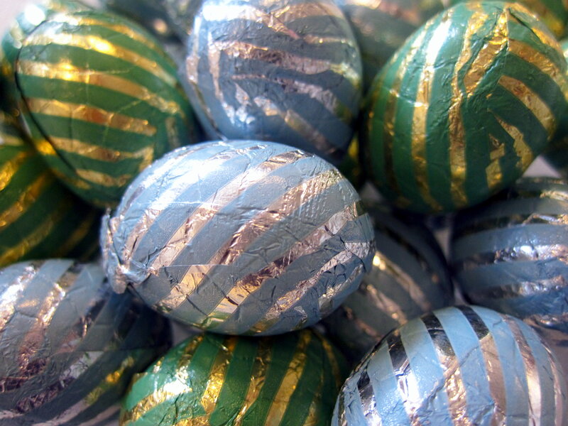 Foil-wrapped Chocolate Eggs