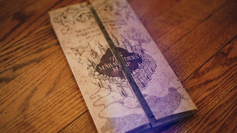 Folded Marauder's Map