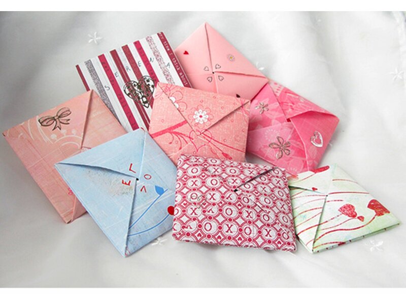 Folded Paper Envelopes