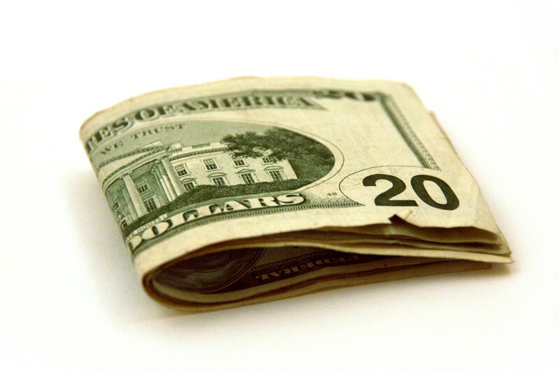 Folded Twenty-dollar Bill
