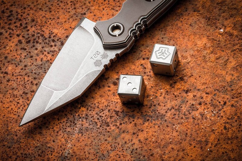 Folding Knife and Dice