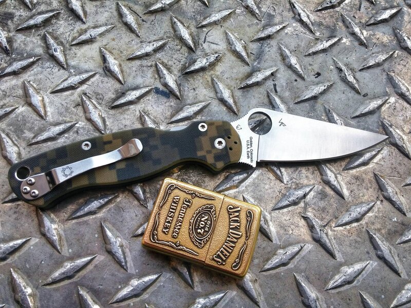 Folding Knife and Lighter