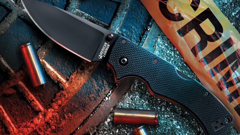 Folding Knife on Bricks