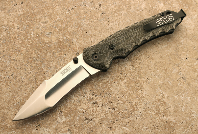 Folding Knife on Stone