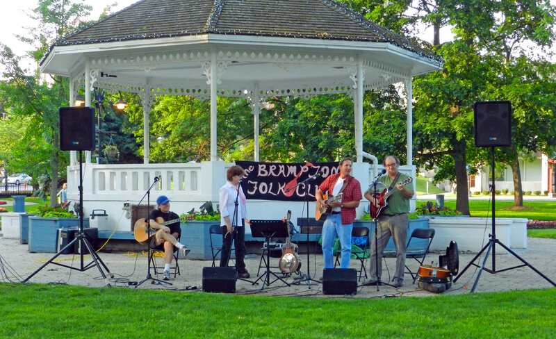 Folk Band Performing
