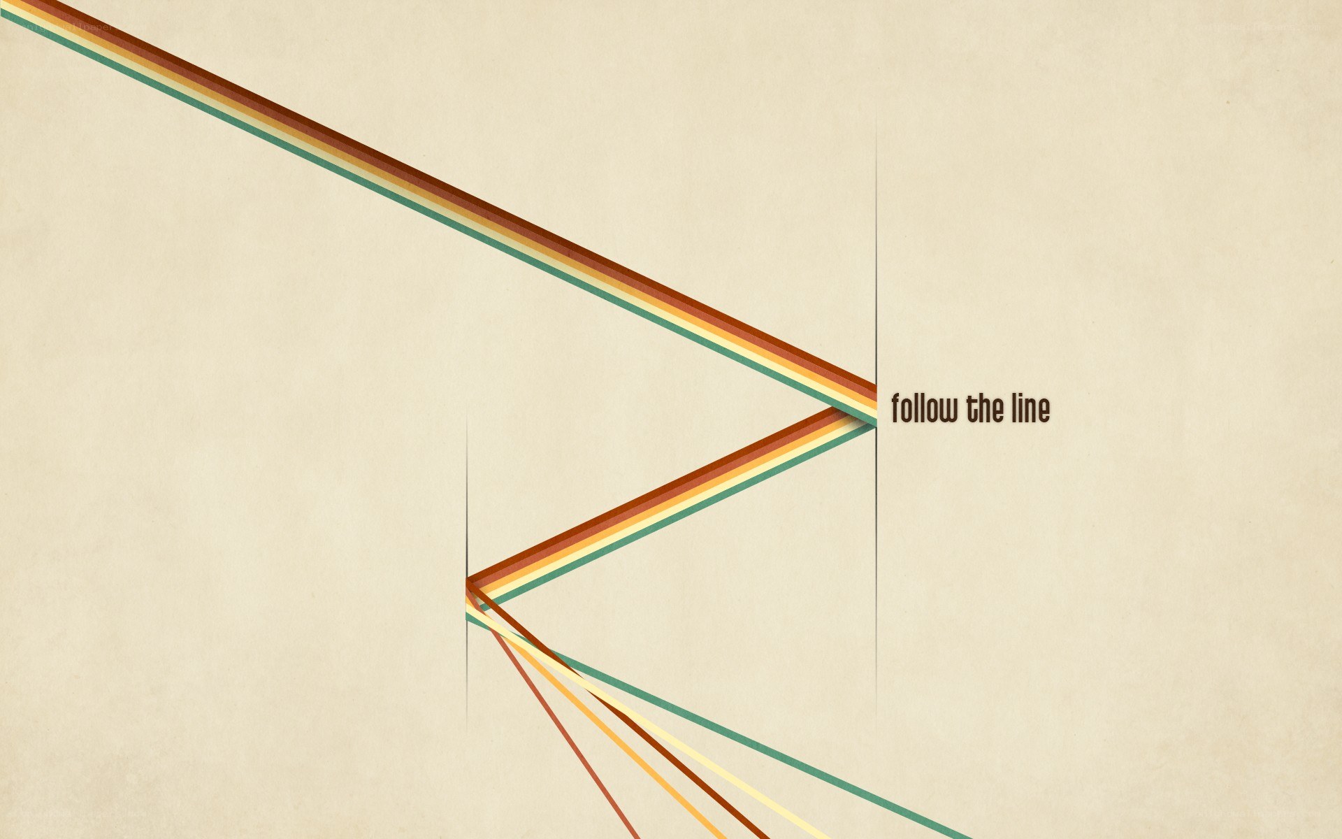 follow the line design