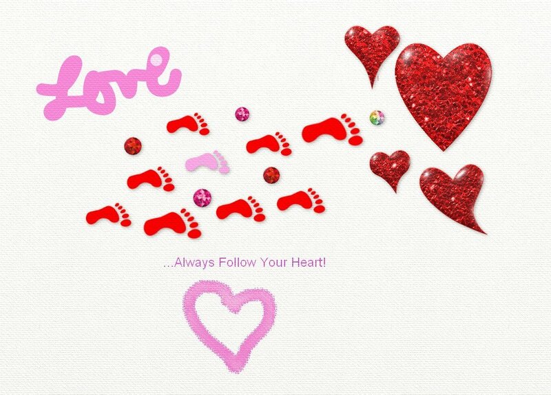 Follow Your Heart Card