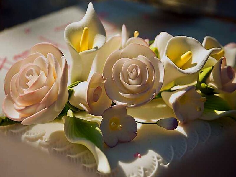 Fondant Cake Flowers