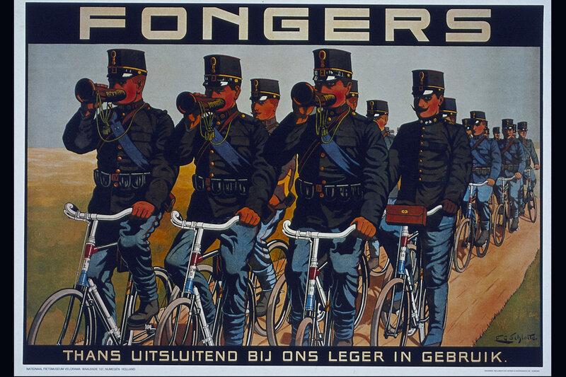 Fongers bicycle soldiers poster
