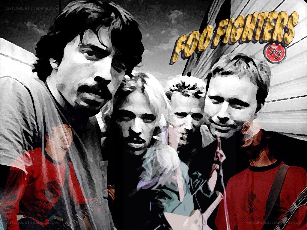 Foo Fighters band portrait