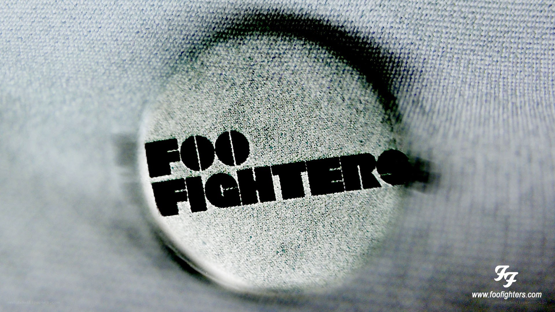 Foo Fighters logo on fabric