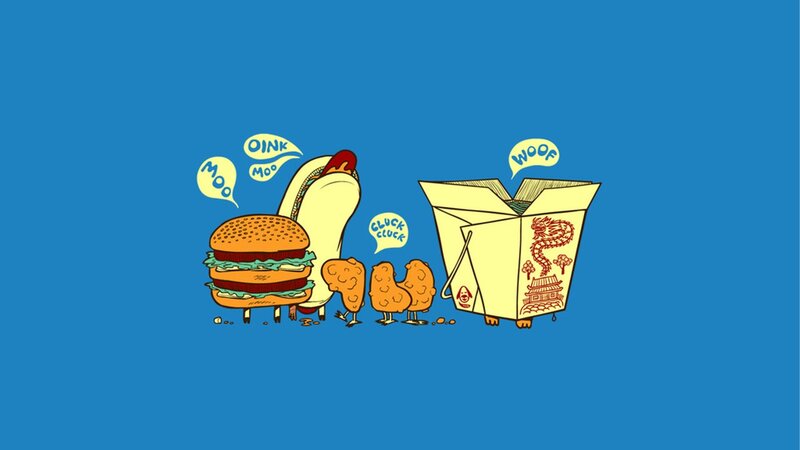 food characters cartoon