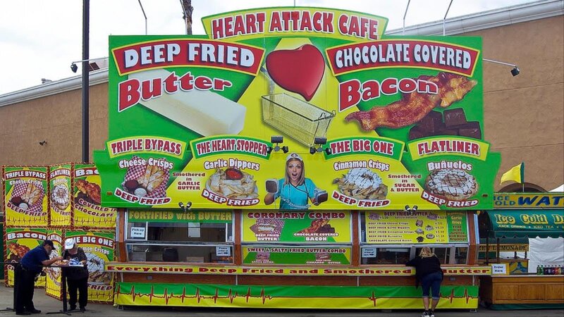 Food Stand with Menu