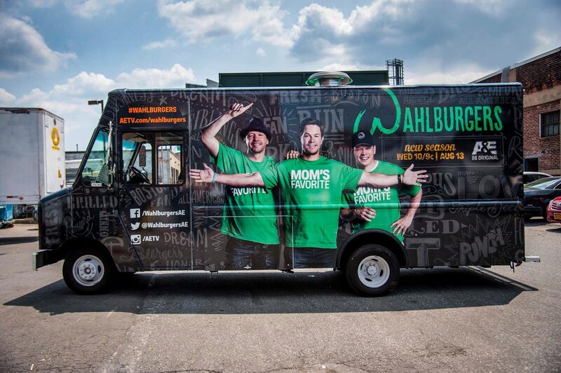 Food Truck with Advertisement