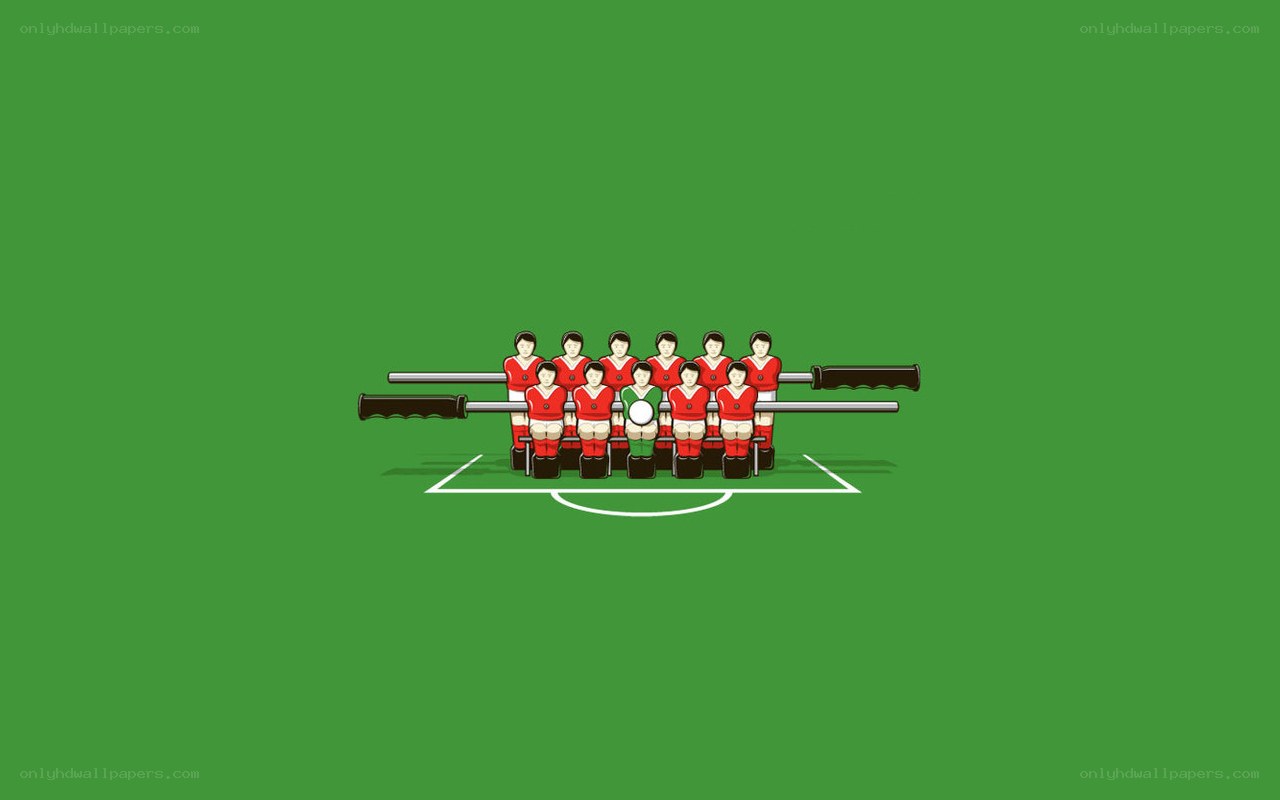 foosball team on field