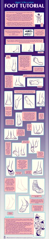 foot tutorial for artists