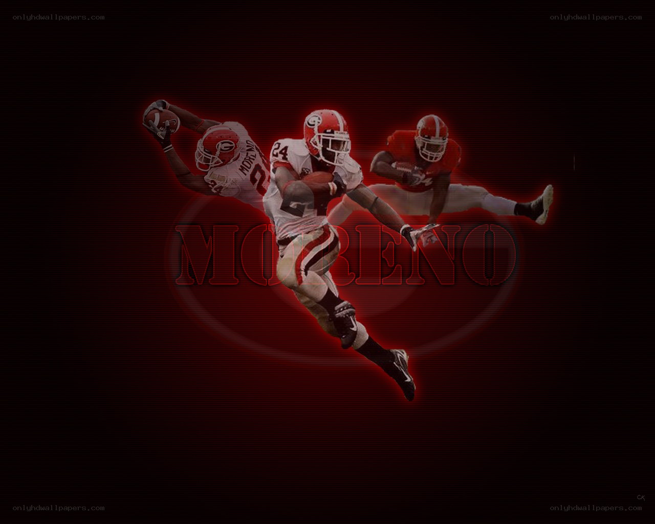 football action collage
