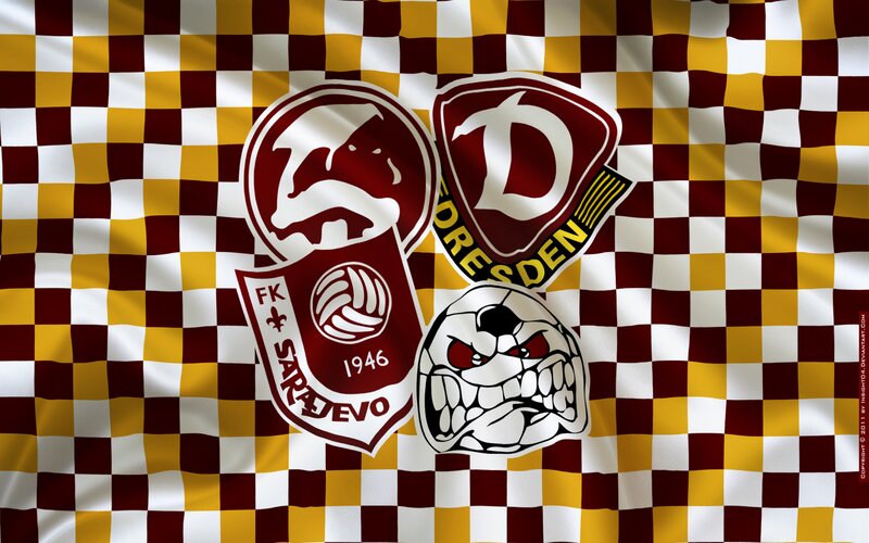 Football Club Logos — Red