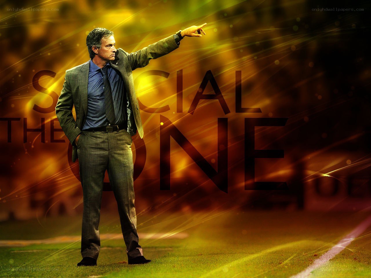 football coach on field