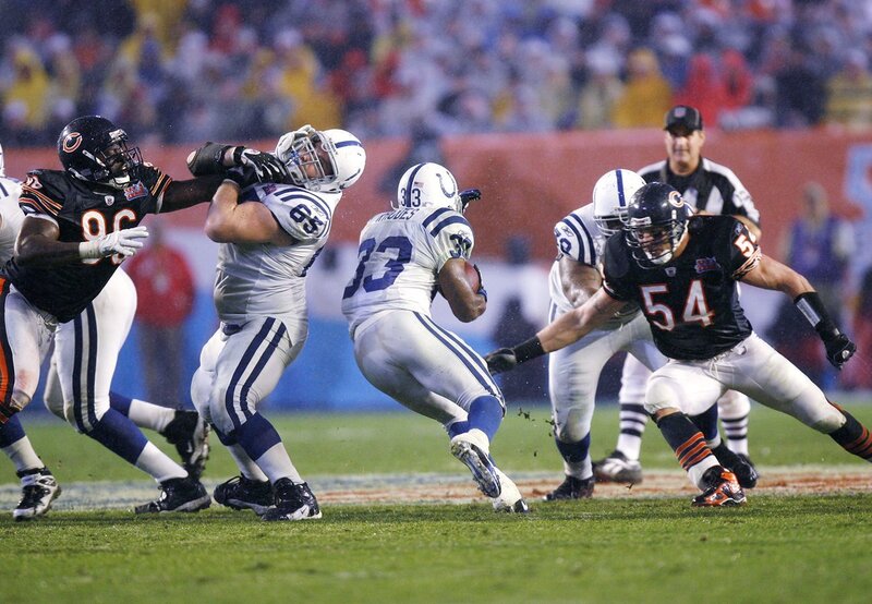 Football game action