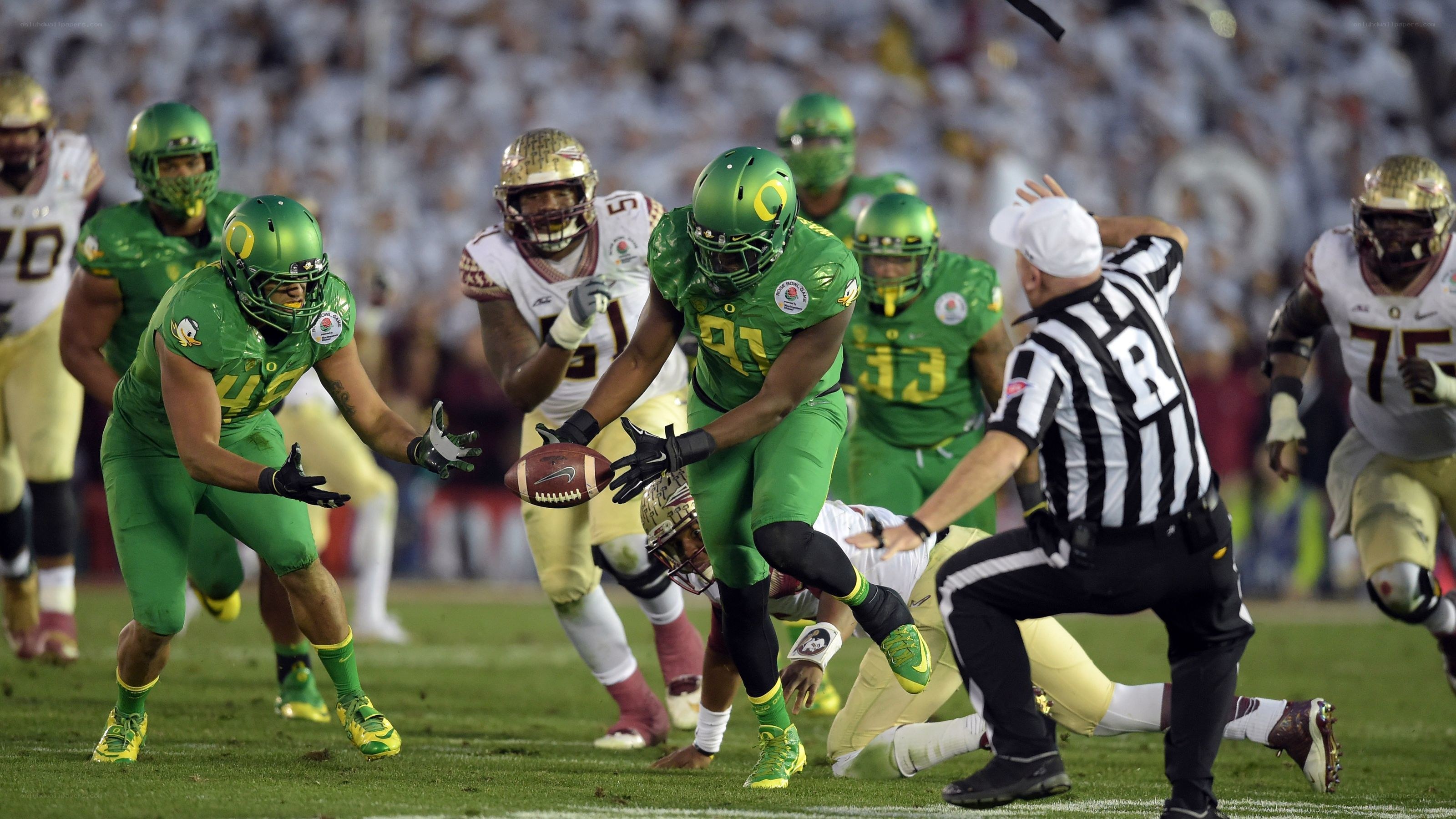 Football game action