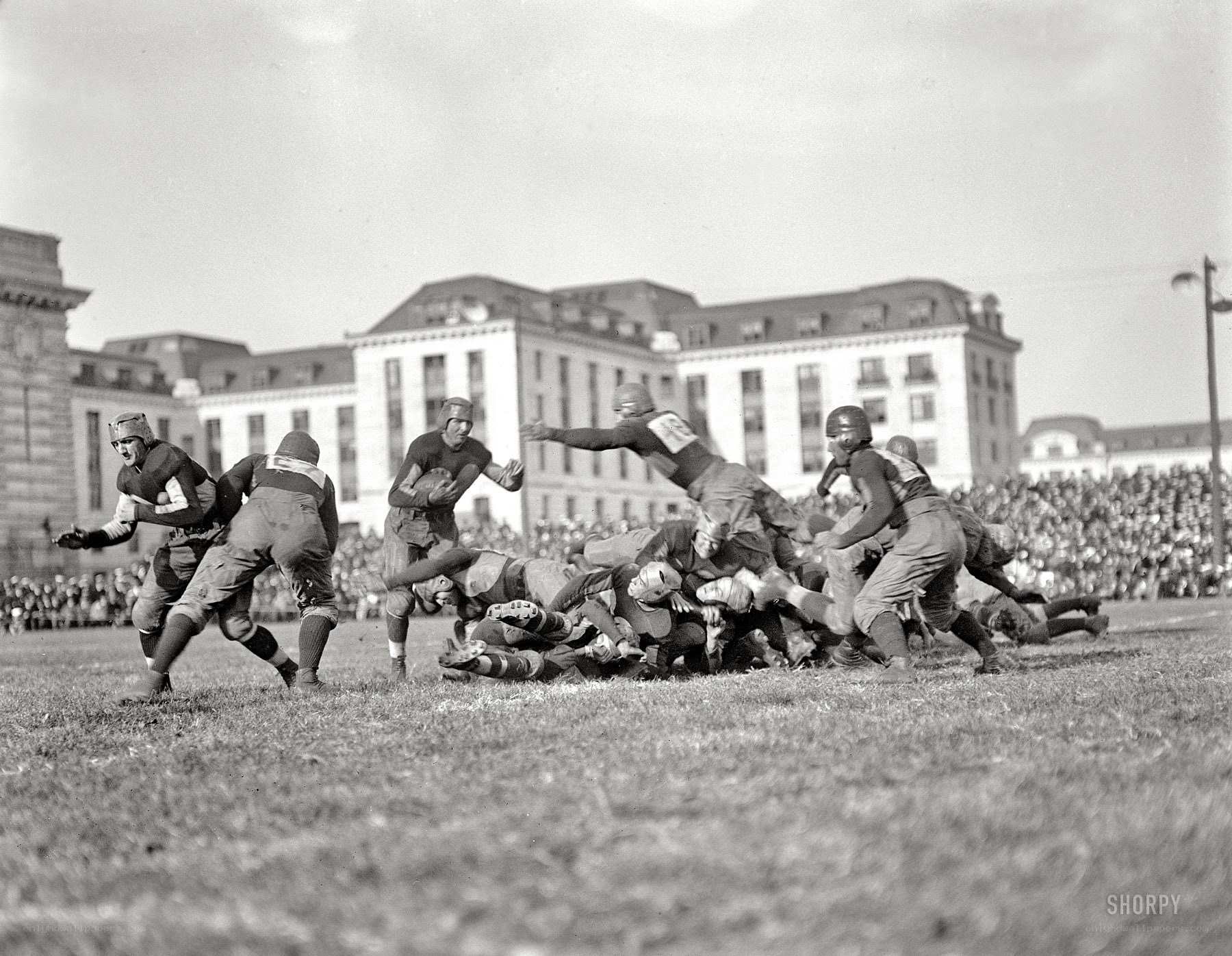 Football game in progress