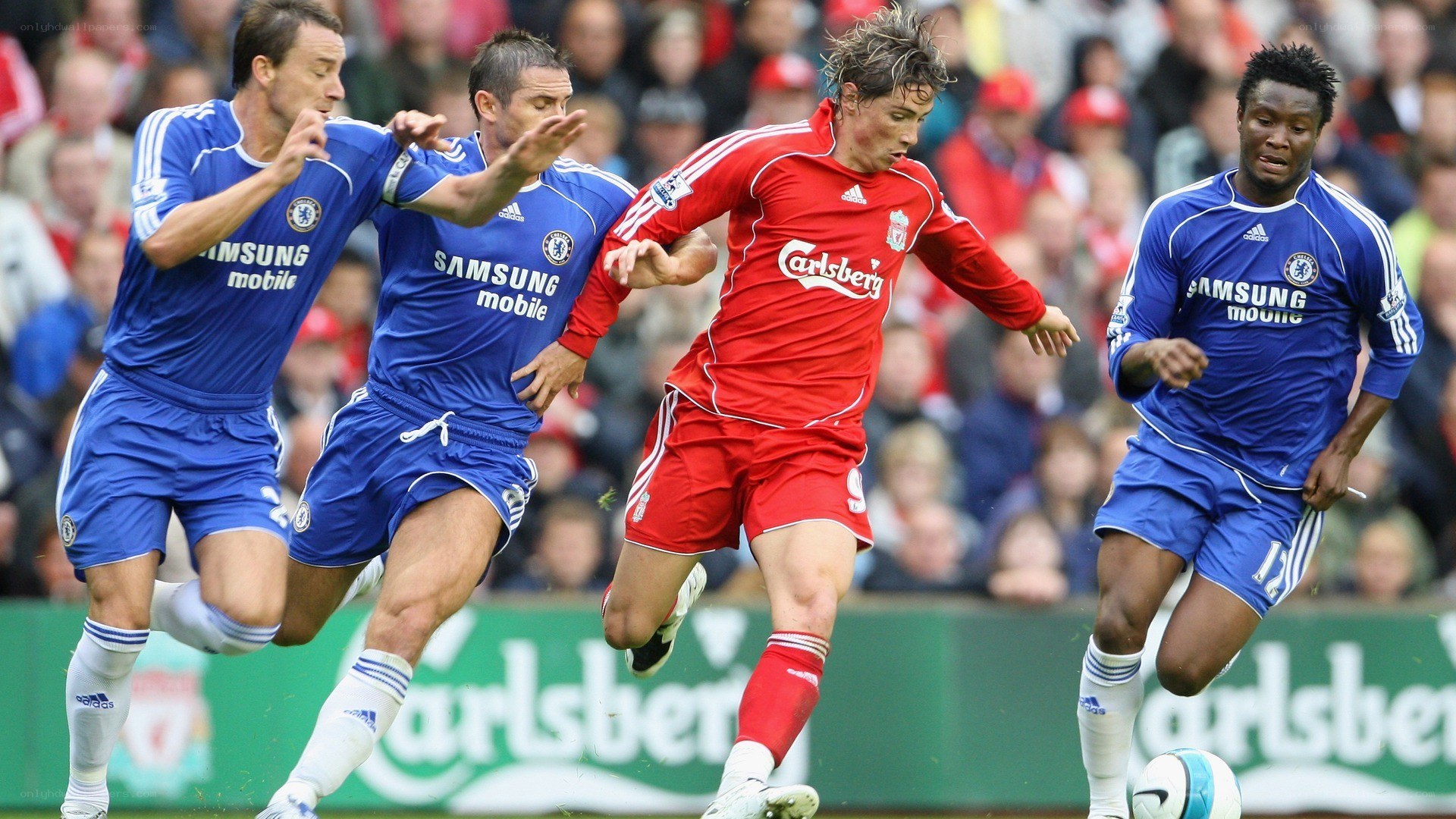 Football match action