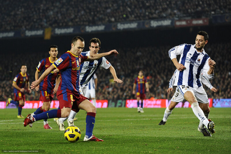 Football match action
