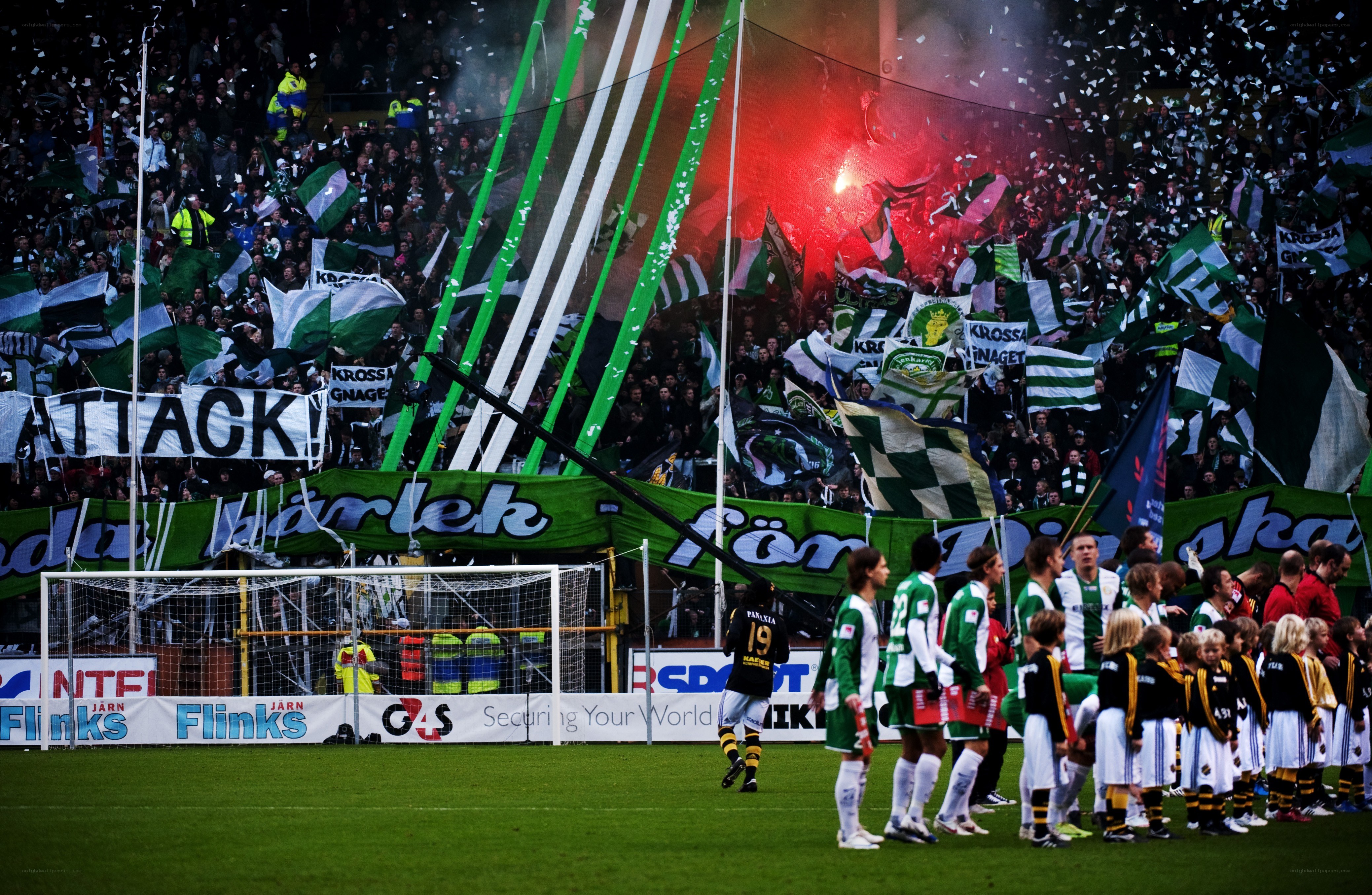Football match celebration