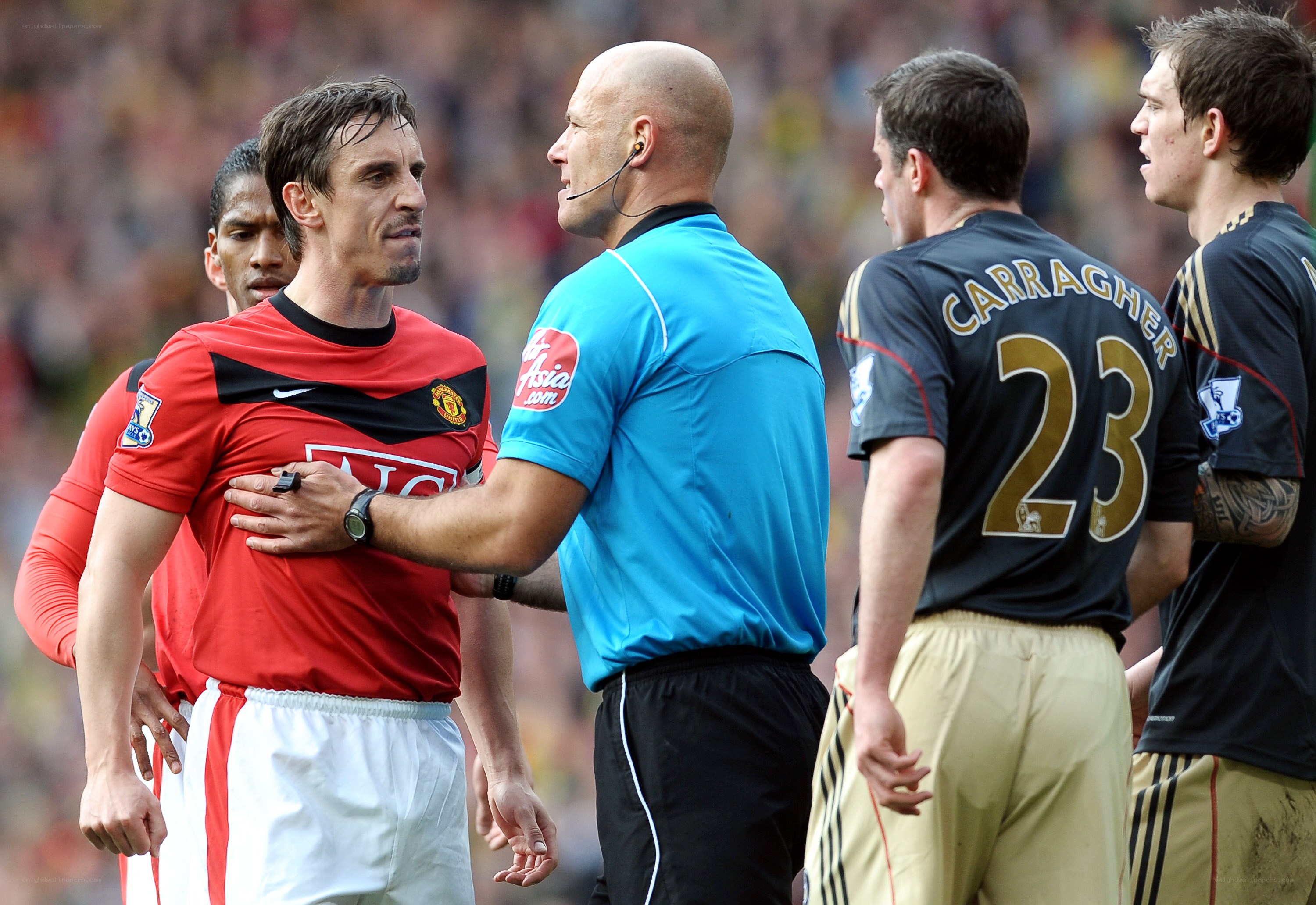 Football match confrontation