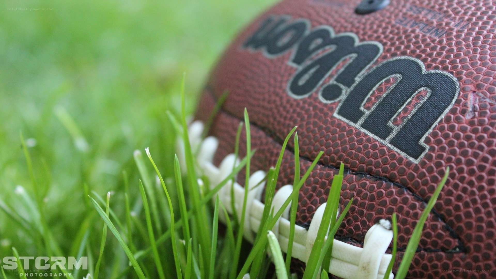 football on grass field