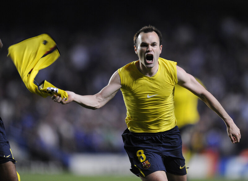 football player celebrating