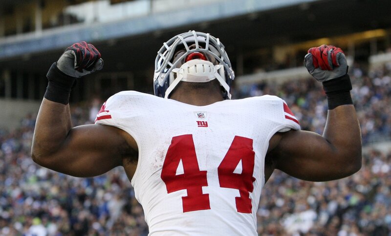 football player celebrating