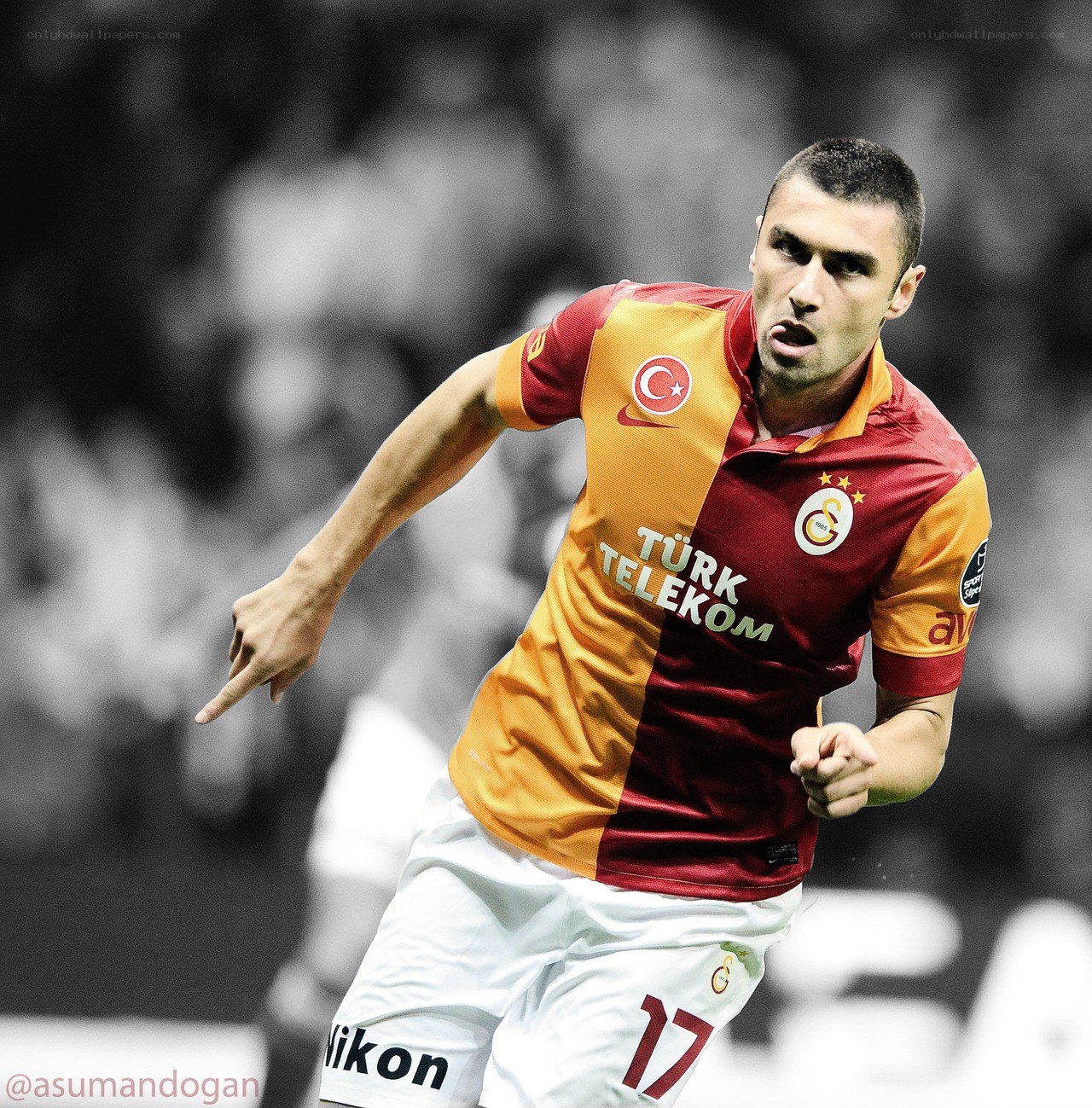 football player celebrating