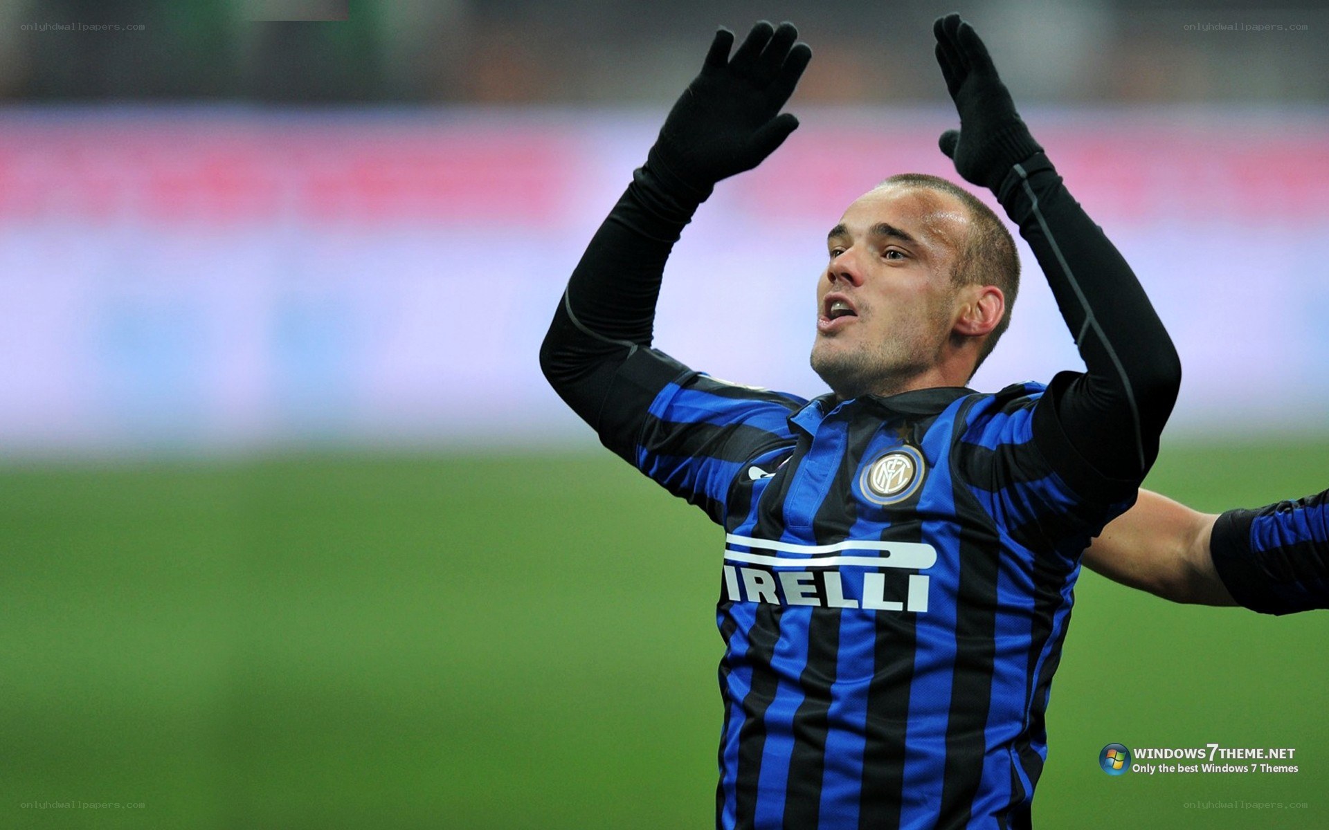 football player celebrating