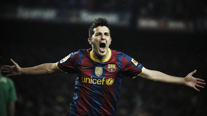 Football Player Celebrating — Blue, Dramatic, Night