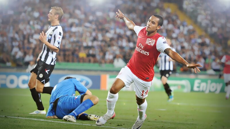 football player celebrating goal