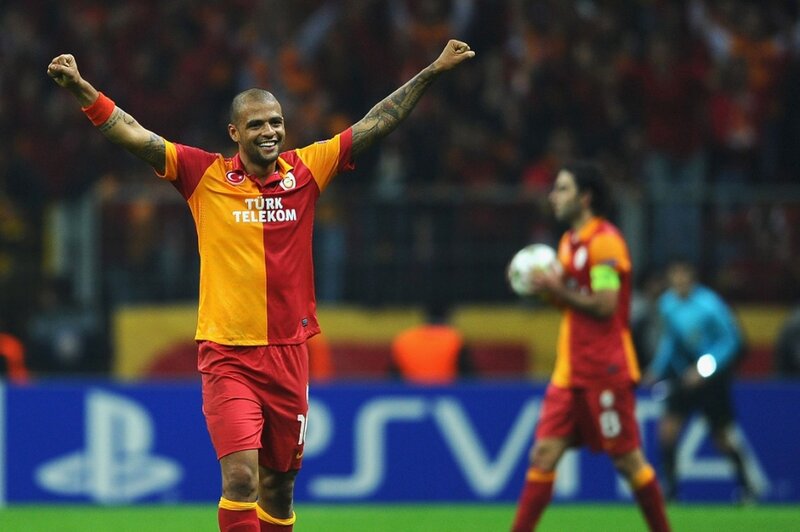 Football player celebrating goal