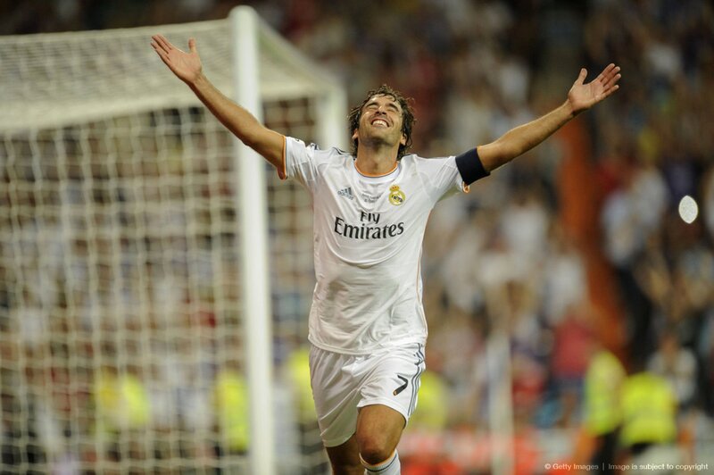 football player celebrating goal