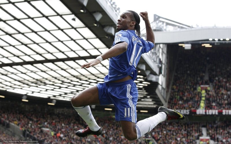 football player celebrating goal