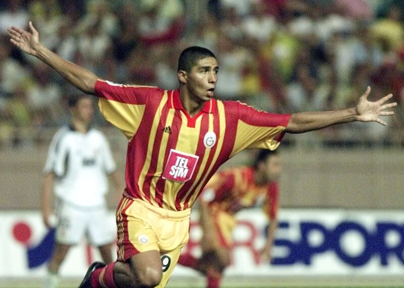 football player celebrating goal
