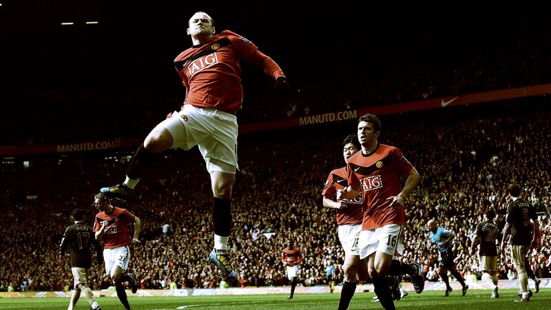 football player celebrating goal