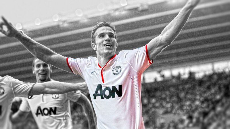 Football player celebrating goal
